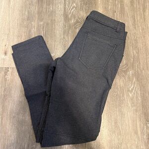 Lululemon men’s ABC pant slim 30”x32” L. Tech cotton. Heather Navy Color.
